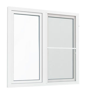 Окно ПВХ 1450 x 1415 двухкамерное - EXPROF Practica
 Кашира