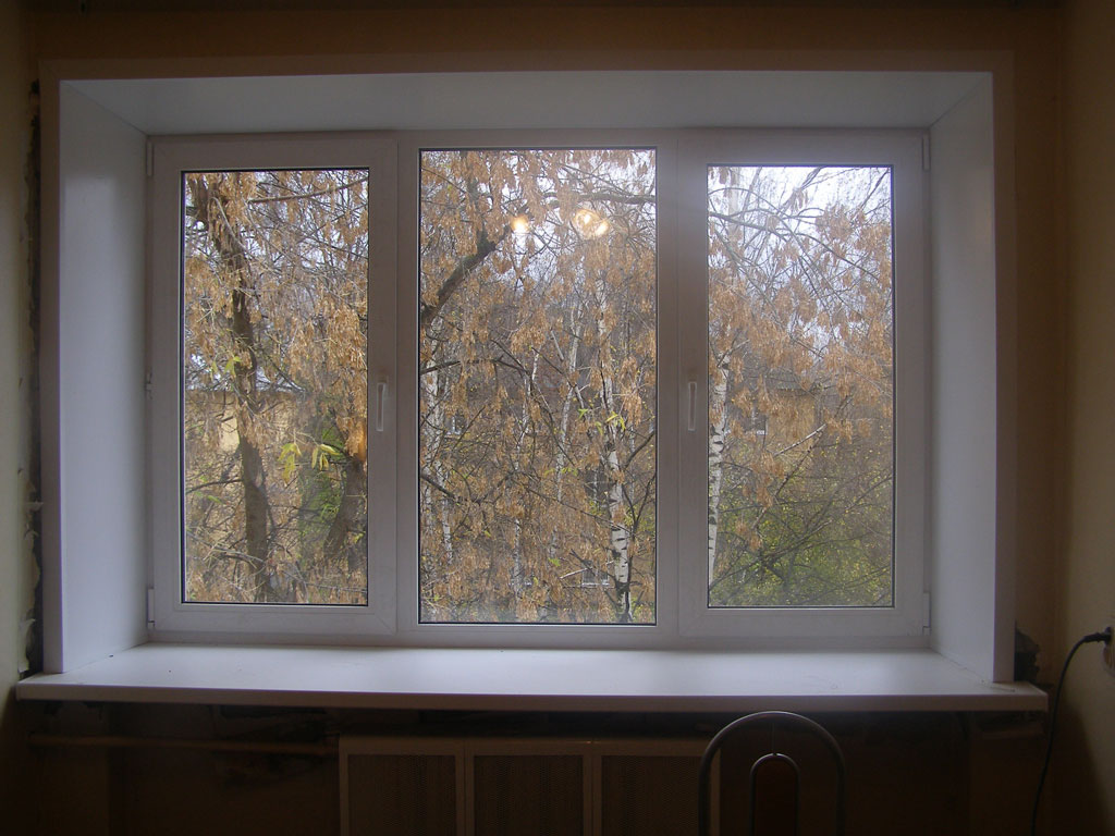 Готовые пластиковые окна для дачи и дома Кашира