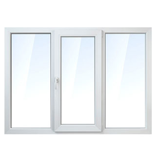 Окно ПВХ 2050 x 1415 двухкамерное - EXPROF Practica Кашира